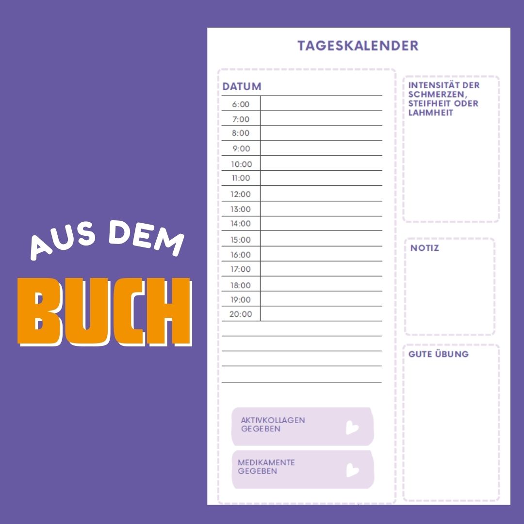 ARTHROSE IM GRIFF: Dein HUNDETAGEBUCH zum Ausfüllen