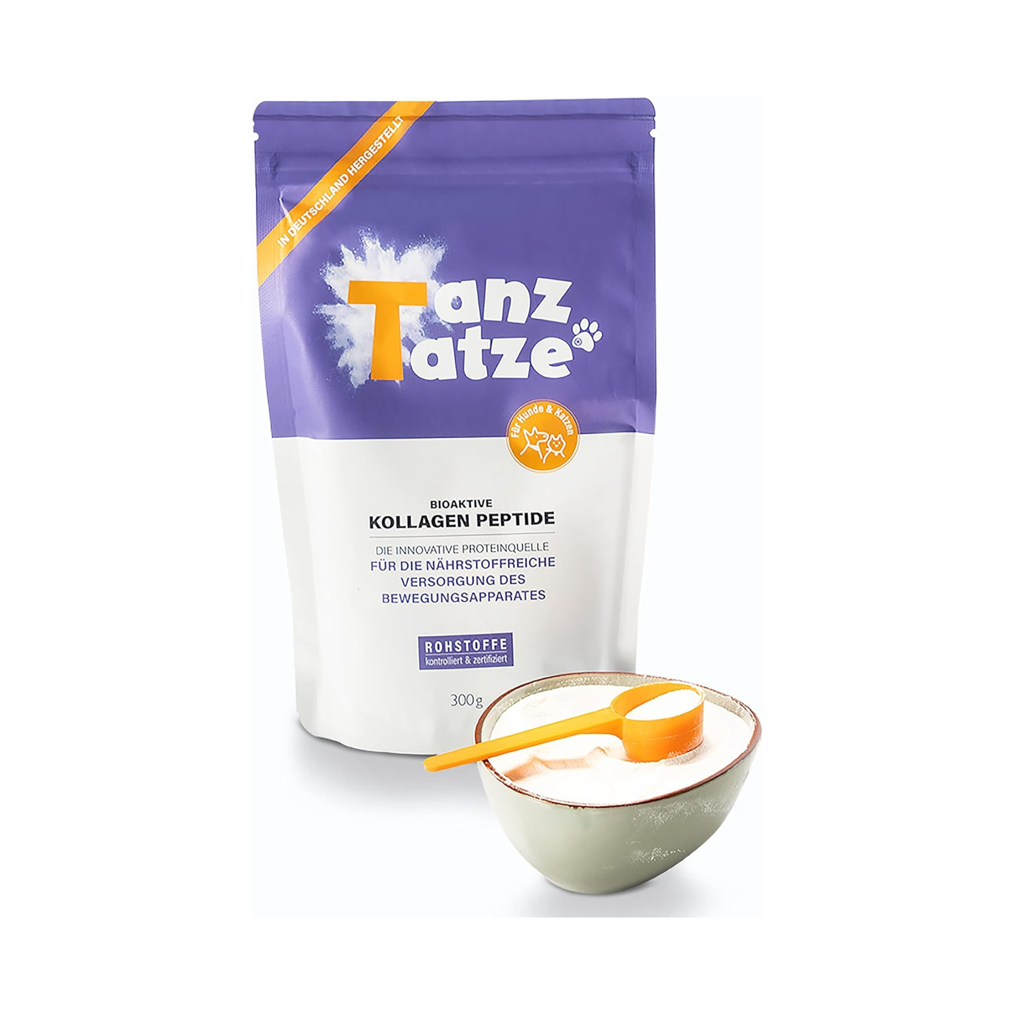 TanzTatze Aktivkollagen - Gelenkpulver zum Knorpelaufbau - 300 g